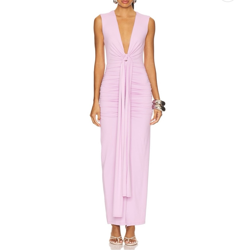 Susana Monaco Tie Front Gathered Dress
